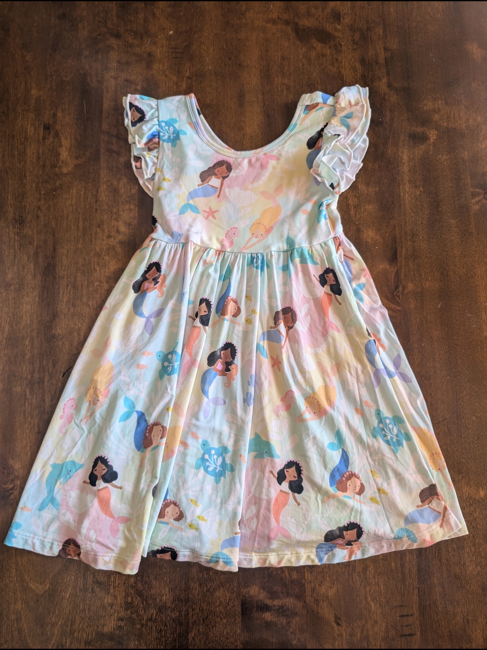 Little Sleepies Mystic Mermaid Dress/ 4T/ Like New